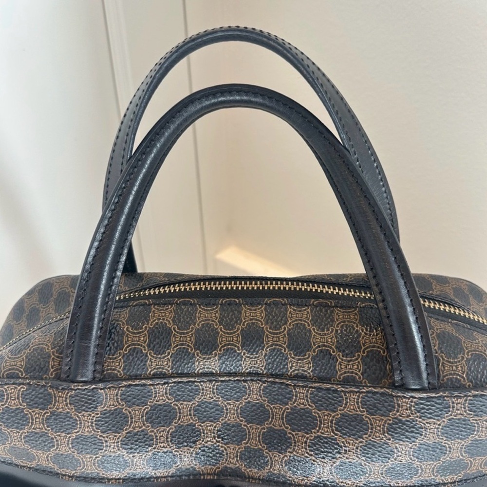 Celine Black and Brown Satchel - Picture 3 of 8